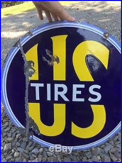 Vintage Us Tire Sign