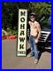 Vintage-Vertical-MohawkTires-Metal-Gasoline-Gas-Oil-Sign-71-by-17-Nice-01-mo