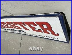 Vintage Winchester Tire Sign, 54 x 18 Tire Sign Embossed Original Sign St Lou