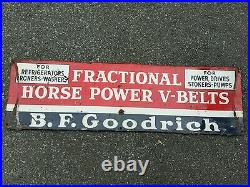 Vintage advertising b. F goodrich belt sign display gas