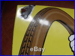 Vintage advertising enamelled plaque michelin tire cycle porcelain sign enamel
