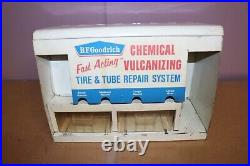 Vintage c. 1960 B. F. Goodrich Tire Tube Repair Display Metal Cabinet Gas Oil Sign