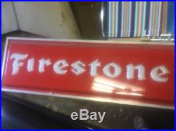 Vintage firestone sign