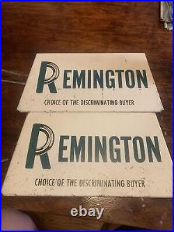 Vintage original Remington Tire advertising metal sign Tire Display HolderRare