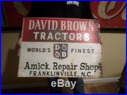 Vintage original david brown tractor sign
