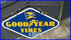 Vintage porcelain Goodyear Tires sign