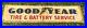 Vtg-1956-Goodyear-Tire-Battery-Service-Embossed-Tin-Sign-Rare-Horizontal-45-01-yjme