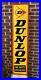 Vtg-1977-Dunlop-Tires-Embossed-Metal-Sign-Vertical-60-Gas-Oil-Station-01-db