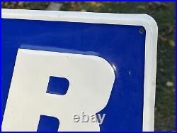 Vtg 1980s 90s Telstar Tyres Advertising Embossed Metal Sign 48 X 18 Tires Sign