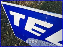 Vtg 1980s 90s Telstar Tyres Advertising Embossed Metal Sign 48 X 18 Tires Sign