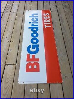 Vtg 1989 BF GOODRICH TIRES Advertising Sign UNIROYAL GOODRICH TIRE CO 60x 21