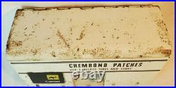 Vtg Chembond / Camel Tire Patch Repair Gas Service Station Cabinet Display Case
