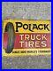 Vtg-Flange-Polack-truck-tire-sign-2-sided-1920s-M-C-A-Sign-Co-Massillon-Ohio-01-bl