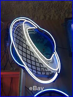 WOW VinTaGe GOODYEAR BALLOON TIRE Neon Sign Gas OiL Porcelain Advertising OLD