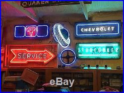 WOW VinTaGe GOODYEAR BALLOON TIRE Neon Sign Gas OiL Porcelain Advertising OLD