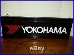 Yokohama Tire lighted sign Vintage Sign Yokohama